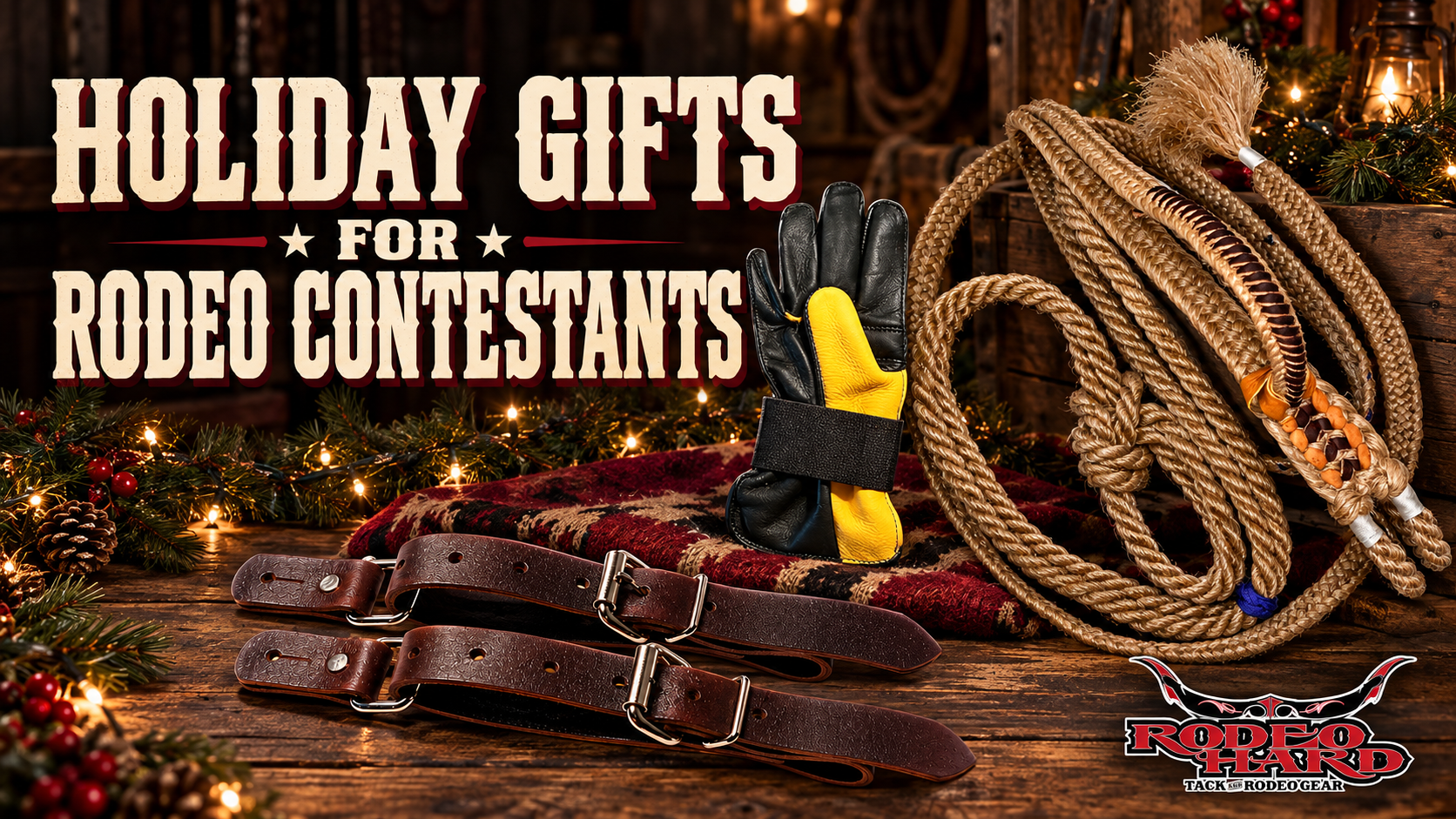 Holiday gifts for rodeo riders, bull riders and horse lovers from Rodeo Hard