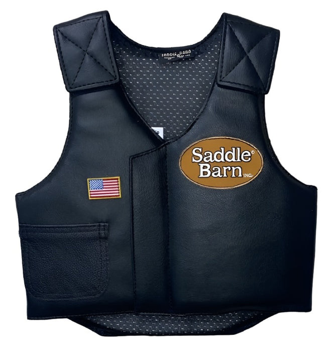 Faux Leather Junior Bull Riding Vest