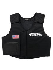 Mutton bustin vest youth rodeo protective vest front view