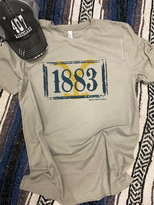 1883 Solid Graphic tee l Ranch l Unisex Jersey Short Sleeve Tee