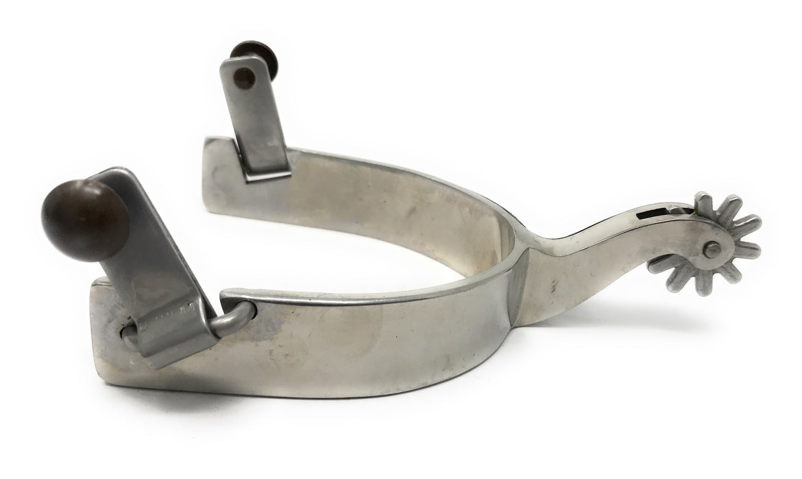 AJ Tack Men's Longhorn Floral Show Spurs