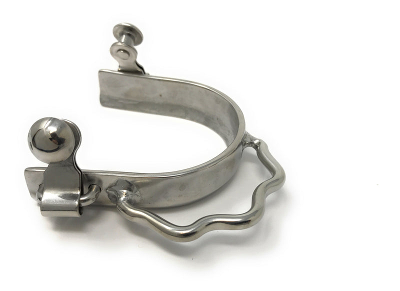 AJ Tack Ladies Stainless Steel Bumper Spurs