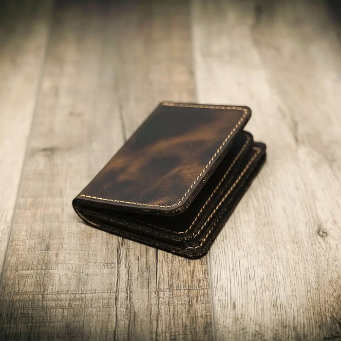 Federal Badge Wallet Small - Walnut
