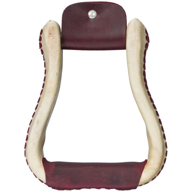 Royal King Laced Rawhide Visalia Stirrups