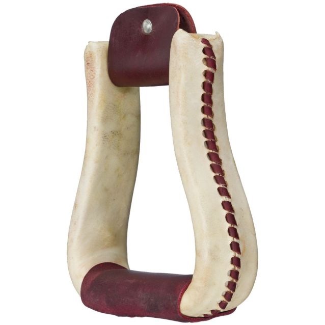 Royal King Laced Rawhide Visalia Stirrups