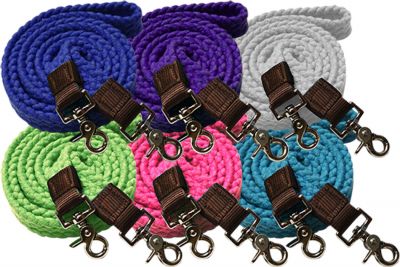 Cotton Roping Reins w/ Scissor Snaps