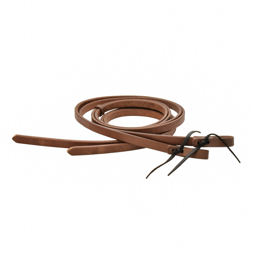AJ Tack Oiled Harness Leather Split Reins