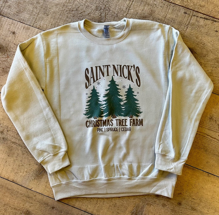 St. Nicks Christmas Tree Farm Graphic Sweatshirt