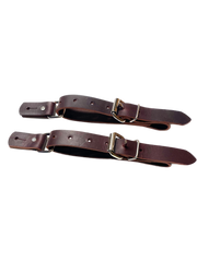 Rodeo Hard Junior Bull Riding Spur Straps | Youth Latigo Leather Made in USA