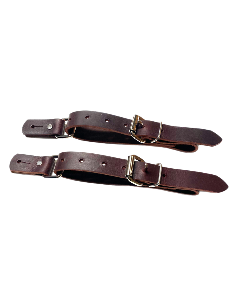 Rodeo Hard Junior Bull Riding Spur Straps | Youth Latigo Leather Made in USA