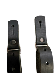 Rough Stock Leather Spur Strap Black - Adult or Junior