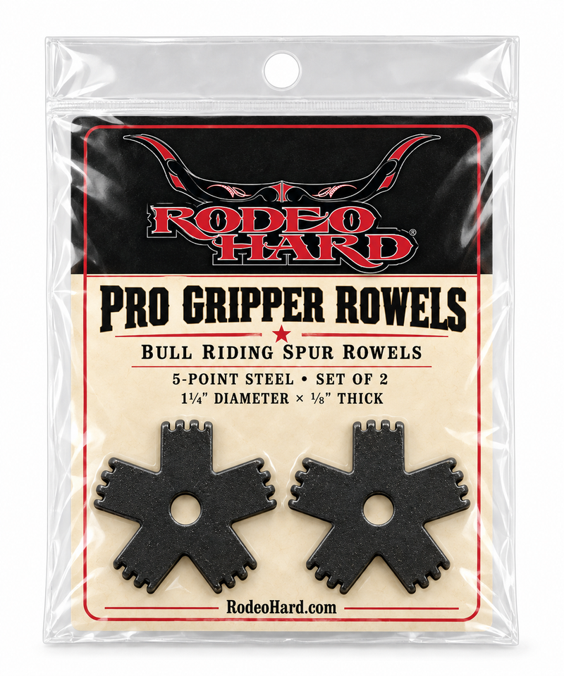 Bull Riding Rowels – Pro Gripper Rowels  | Rodeo Hard Spurs