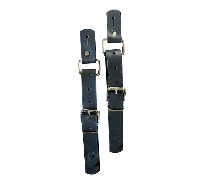 Adult Bull Riding Spur Straps – Rough Stock Latigo Leather Spur Straps