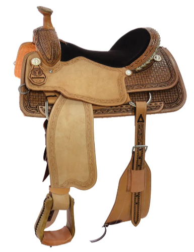 Circle Y Briscoe Team Roping Saddle