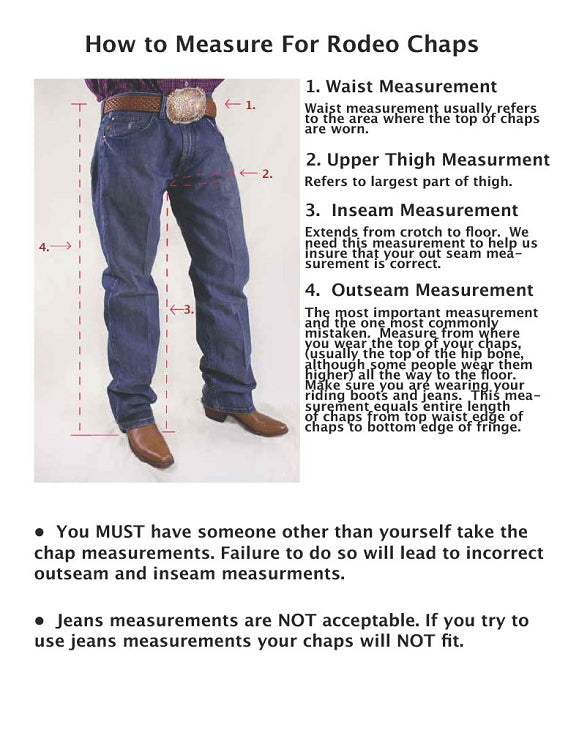 Bull Rider Rodeo Chap 100-07