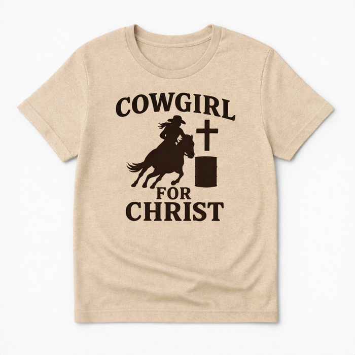 Cowgirl for Christ Tee – Western Faith Shirt | Rowdy Rowels