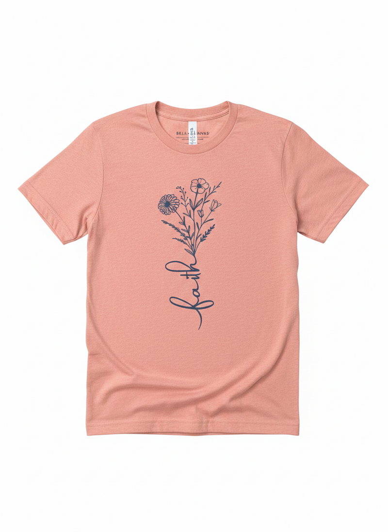 Faith Western Graphic Tee | Unisex Rodeo Shirt by Rodeo Hard