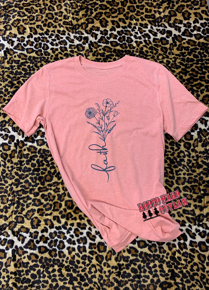 Faith Western Graphic Tee | Unisex Rodeo Shirt by Rodeo Hard