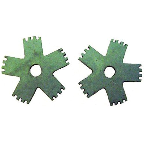 Bull Riding Rowels – 5 Point Steel Rowel Set | Rodeo Hard Spurs