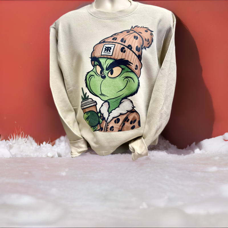 Christmas Grinch Graphic Sweatshirt - Rodeo Hard