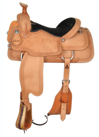 Circle Y Guthrie Team Roping Saddle - Thumbnail 3