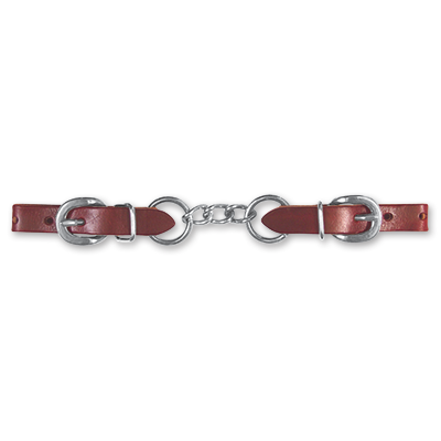 LATIGO CURB STRAP: 3 CHAIN LINK