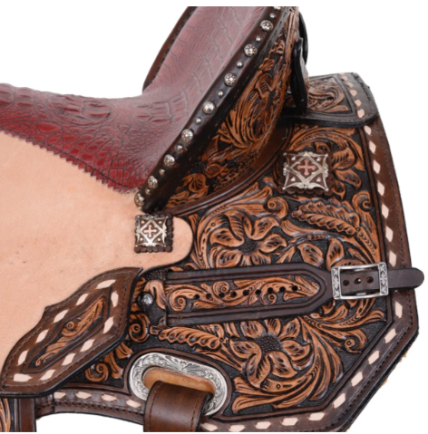 Martha Josey Cash Gold Buckle Barrel Saddle | Made in USA!