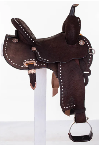 Josey Cash Go Round Barrel Saddle | Made in USA!