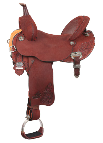 Josey-Mitchell Renegade Fastback Barrel Saddle | Made in USA!