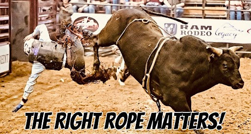 Bull Riding Rope – 7 Plait Standard Stock Poly Rope | Rodeo Hard
