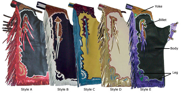 Custom Made Leather Chaps/Rodeo Royalty Chaps/Made In USA