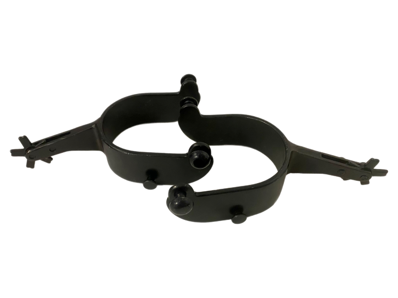 Youth Bull Riding Spurs 15 Degree Offset