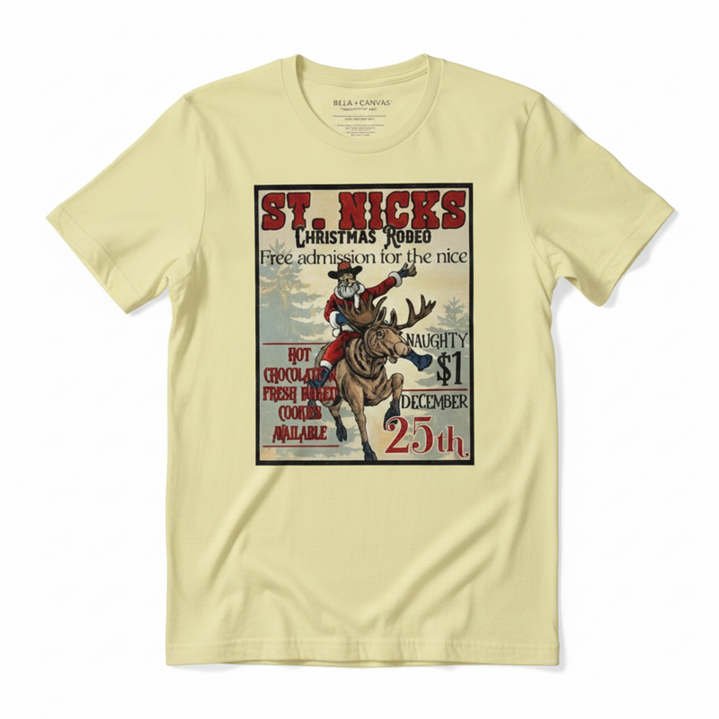 St. Nicks Christmas Rodeo Western Graphic tee