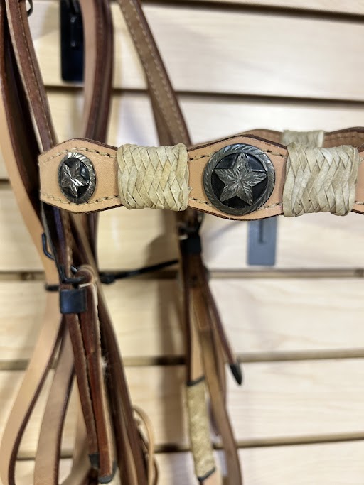 Rawhide Headstall with Reins
