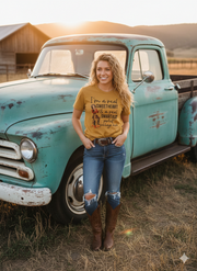 I Am a Real Sweetheart western graphic tee Rodeo Hard cowgirl rodeo shirt unisex western tee