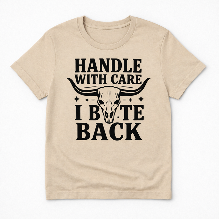 Handle With Care Western Shirt – Rowdy Rowels USA Graphic Tee