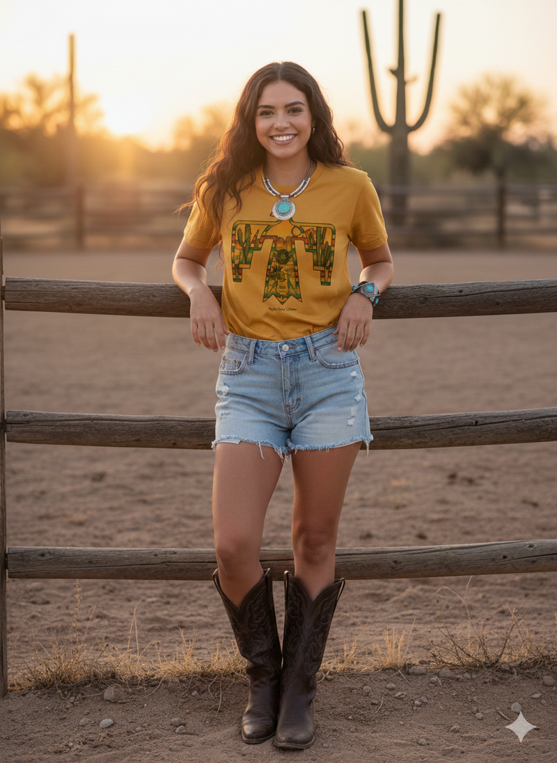 Thunderbird Western Graphic tee l Ranch l Unisex Jersey Short Sleeve Tee