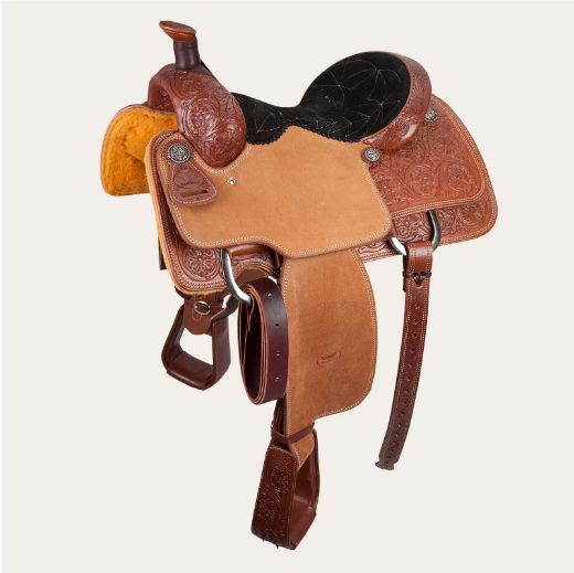 Relentless Tie Down Roper Saddle — Rodeo Hard