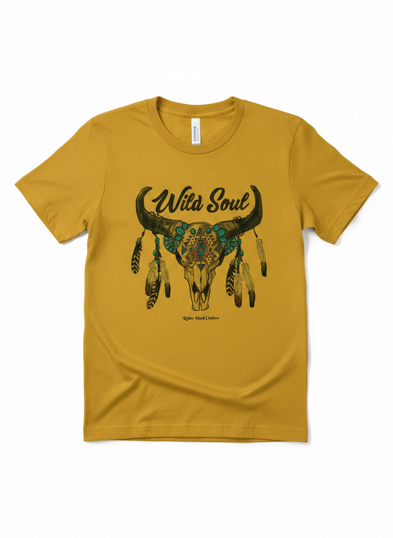 Wild Soul Western Graphic tee l Ranch l Unisex Jersey Short Sleeve Tee